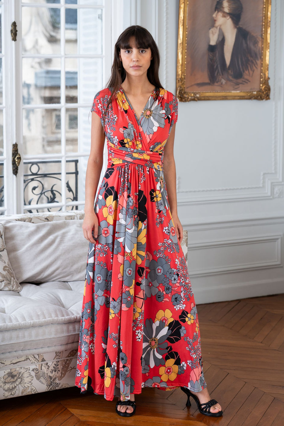 Frances - Elegant Geometric Dress